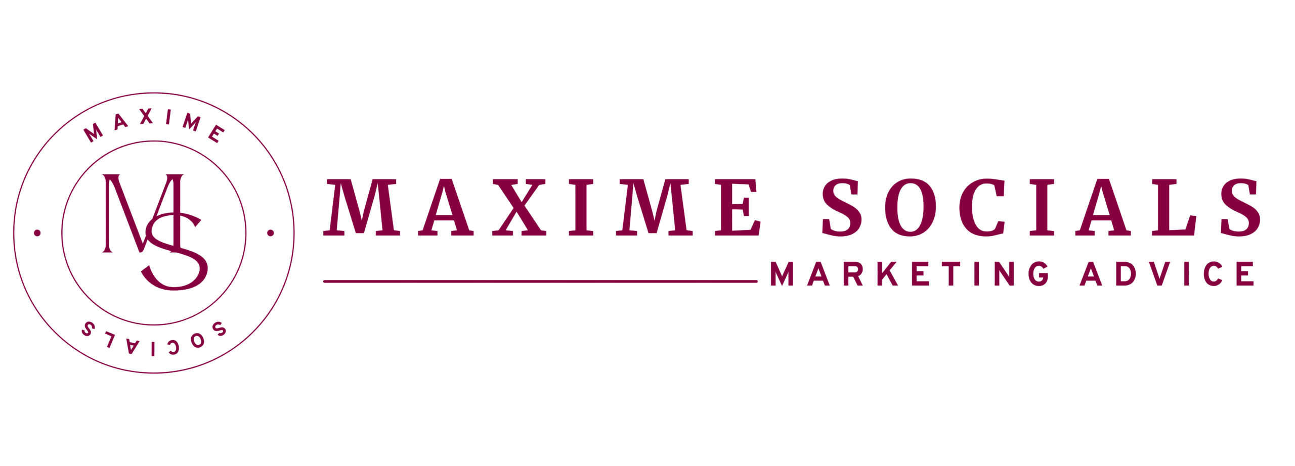 Logo of Maxime Socials, a digital marketing and social media consulting agency based in Spain and the Netherlands